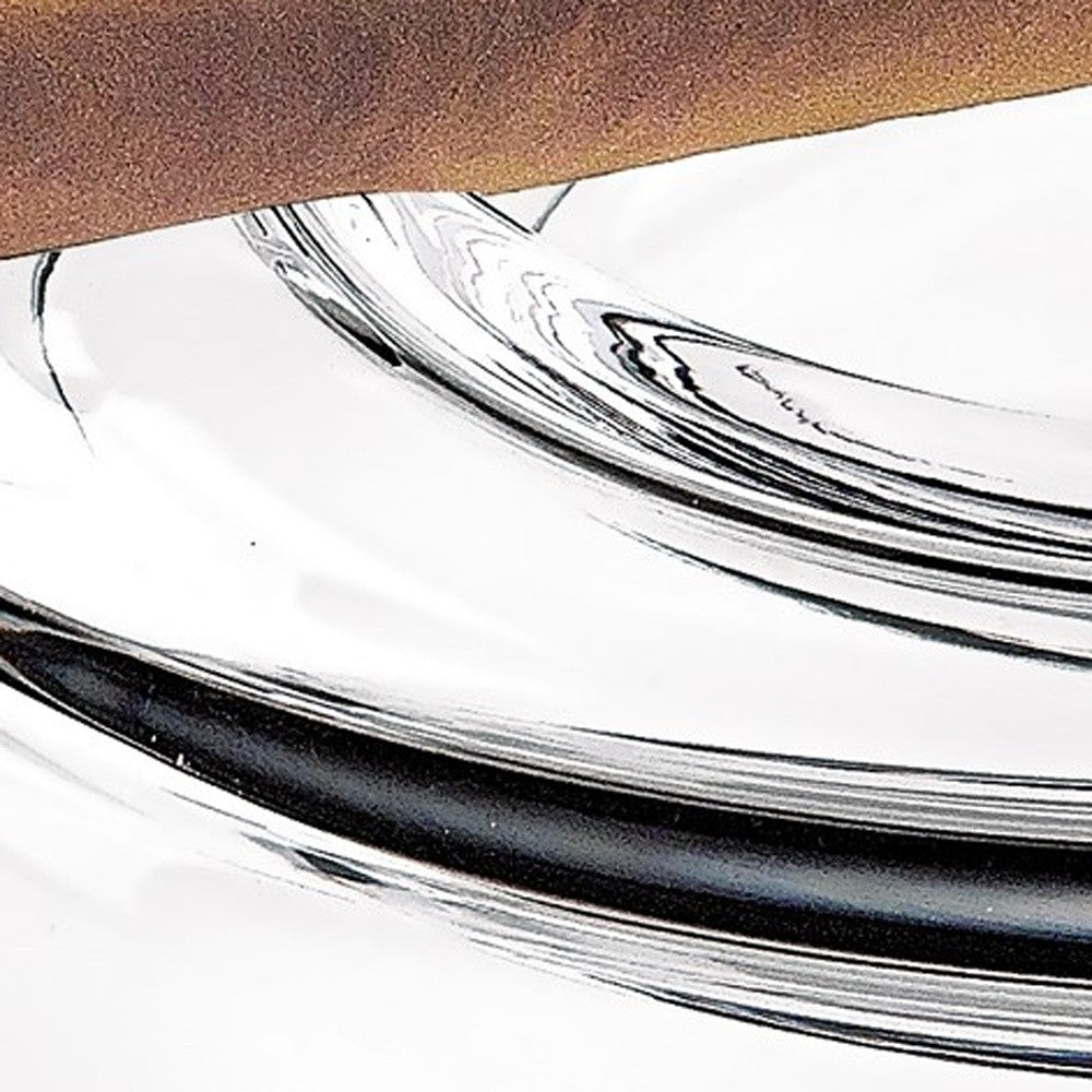 Mouth Blown European Crystal Cigar Ash Tray-4